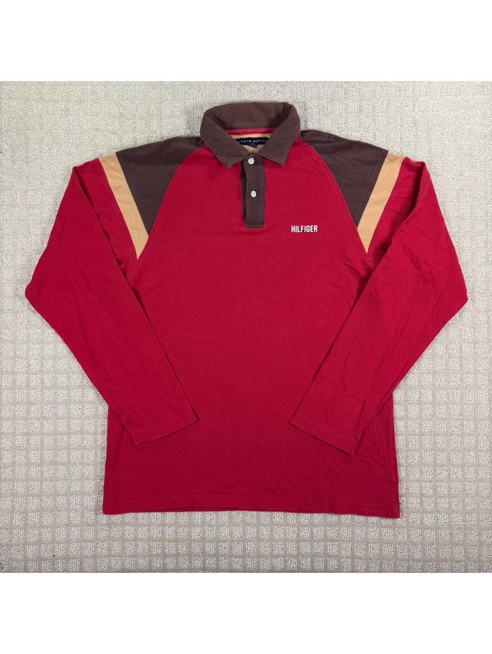 Tommy Hilfiger long sleeve polo shirt M